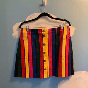 Lazy oaf rainbow skirt
